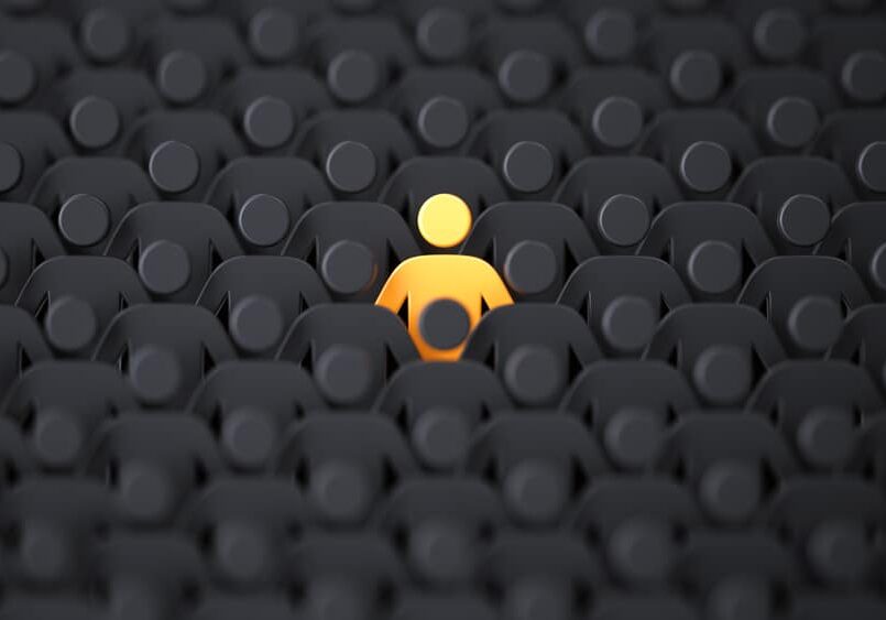 Unique,Color,Yellow,Human,Shape,Among,Dark,Ones.,Leadership,,Individuality