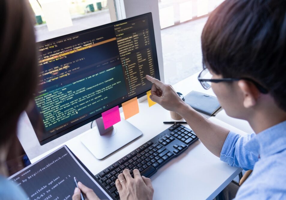 Pensive,Programmer,Working,On,On,Desktop,Pc,Programming,Code,Technologies